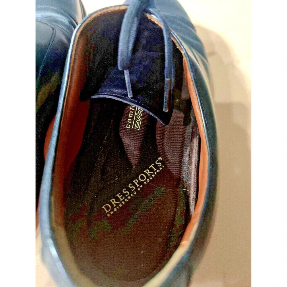 Dressports by Rockport Loafers Men's Size‎ 12 Black Leather Lace Up Oxford Shoes